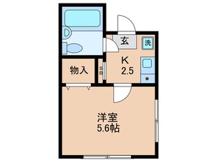 コーポミハル第二の物件間取画像